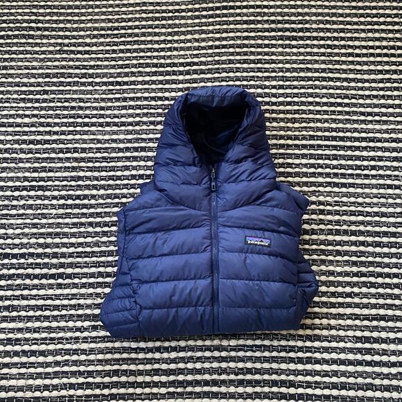 🌿Patagonia Womens Blue Goose Down Packable Full Zip Hooded Puffer Jacket XS